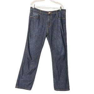 RARE Atman Ohm Chakra Straight Leg Jeans Blue Men 36/32